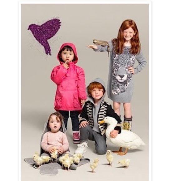 STELLA McCARTNEY x Gap Kids Snow Leopard Cashmere Tunic Sweater - Picture 7 of 9